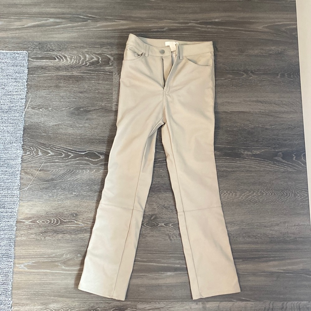 H&M pleather pants